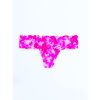 Victoria's Secret PINK Soft Lace růžová krajková tanga