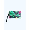 Victoria's Secret Wild Jungle ll Black stylová peněženka s motivem džungle a kovovými doplňky zlaté barvy