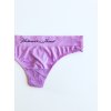 Victoria's Secret Body Levander pohodlná levandulová sexy tanga s vyšívaným nápisem VS