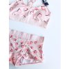 Victoria's Secret PINK Ultimate Fruity sportovní podprsenka a kalhotky s nápisy Pink po celém obvodu set 2 ks