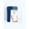 Calvin Klein V-Neck stylová bavlněná trika Classic Fit s mini nápisem 3 ks