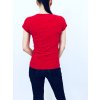 Guess Dropout Red stylové červené triko krátký rukáv