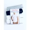 Calvin Klein V-Neck Cotton stylová bavlněná trika Classic Fit s mini nápisem 4 ks