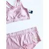 Victoria's Secret PINK Ultimate Rosegold sportovní podprsenka a kalhotky Boyshort set 2 ks