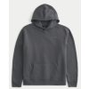 Hollister šedá mikina s kapucí Feel Good Hoodie