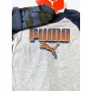 Puma Camo pohodlné dětské triko dlouhý rukáv, tepláky a čepice souprava 3 ks