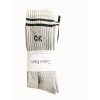 Calvin Klein Crew Logo Stripe ll pohodlné ponožky 3 páry