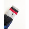 Polo Ralph Lauren High Rib pohodlné vysoké ponožky s výšivkou 3 páry