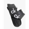 Calvin Klein Monogram 2 Rib stylové vysoké bavlněné ponožky s logem CK 3 páry