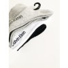 Calvin Klein Monogram 2 Rib stylové vysoké bavlněné ponožky s logem CK 3 páry