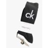 Calvin Klein Monogram 2 Rib stylové vysoké bavlněné ponožky s logem CK 3 páry