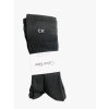 Calvin Klein Full Black Crew pohodlné černé ponožky s logem CK 4 páry
