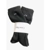 Calvin Klein Full Black Crew pohodlné černé ponožky s logem CK 4 páry
