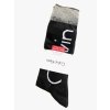 Calvin Klein Crew High Contrast pohodlné vysoké ponožky s nápisem CK 4 páry