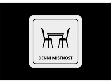 PIKTOGRAM 100x100mm / DENNÍ MÍSTNOST