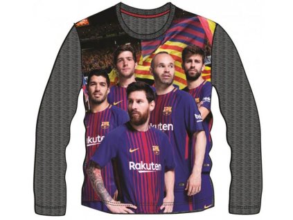 COTTONLAND KFT FC Barcelona tričko dl.rukáv