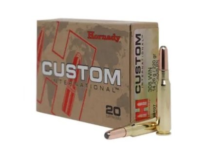 Hornady 308 Win. RN Custom International™ 220 gr 01