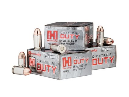 Hornady 45 Auto+P Critical Duty 14.3g 220gr 01