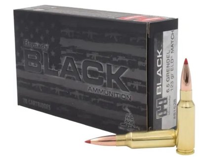 Hornady 6.5 Grendel ELD® Match™ Black® 7.9g 123gr 00