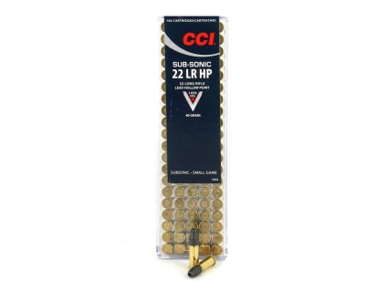 22LR CCI Sub Sonic HP 40gr 2,59g LHP 100ks 0056