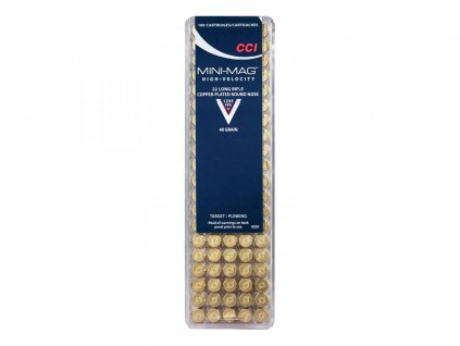 22LR CCI Mini Mag 40gr 2,59g Copper Plated RN 100 ks 0030 a
