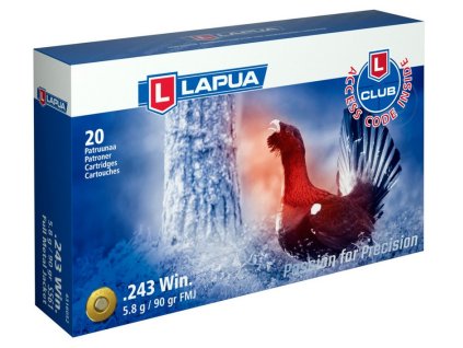 Lapua 243 Win. FMJ 5.8g 90gr 0