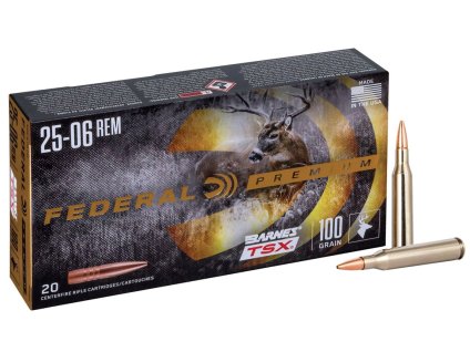 Federal .25 06 Rem. Barnes TSX 6.48g 100gr 0