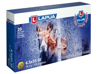 Lapua 6.5x55 SE Mega 10.1g 156gr 0