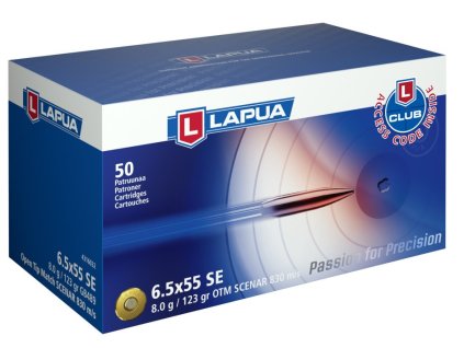 Lapua 6.5x55 SE Scenar 8g 123gr 0