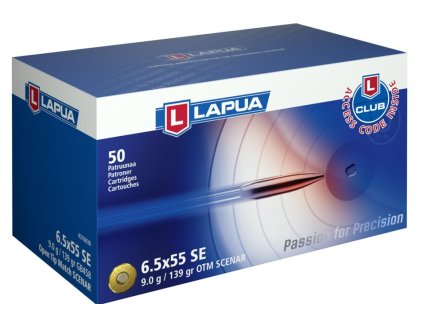 Lapua 6.5x55 SE Scenar 9g 139gr 0