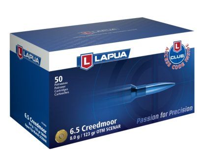 Lapua 6.5 Creedmoore Scenar 8g 123gr