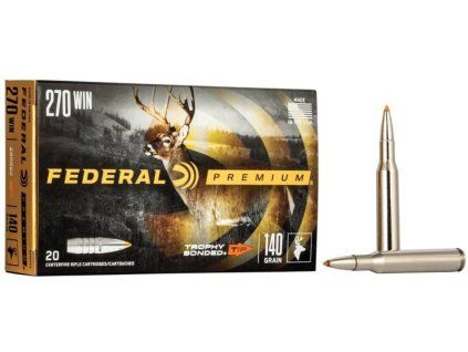 Federal Premium .270 Win. Trophy Bonded Tip 9.07g 00
