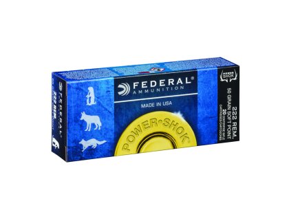 222 Rem. Federal Power Shok 50gr 3,24g SP 222A (1)