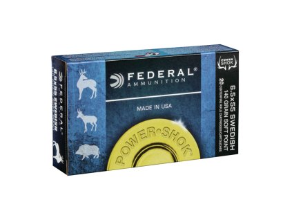 6,5x55SE Federal Power Shok 140gr 9,07g SP 6555B b