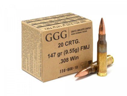 GGG 308Win 147gr 9,55g FMJ GPX11
