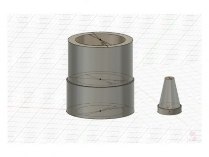 Propojovací adaptér mezi filtrem Qanvee QS-100/200 a Aquael Pat Mini