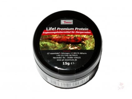 GT essentials Life-Premium Protein! - Prémiové proteinové práškové krmivo pro krevety 15g
