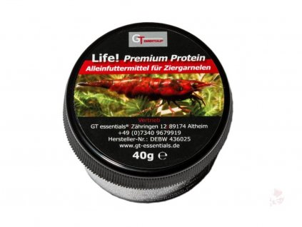 GT essentials Life-Premium Protein! - Prémiové proteinové práškové krmivo pro krevety 40g