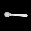 High Quality 100pcs lot 1 Gram Round bottomed Spoon 1g White Spoon Food Grade PP Medical