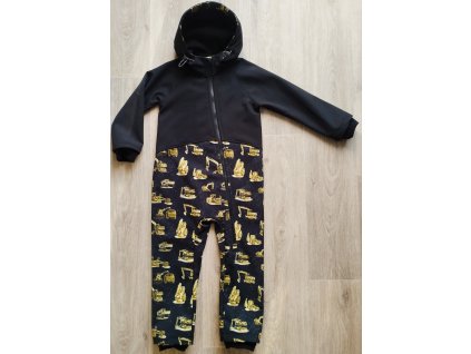 Softshellová kombinéza stavební auta vel.104