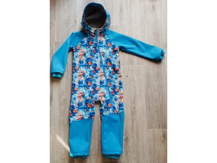 Softshellová kombinéza ledové království vel.110