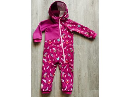 Softshellová kombinéza baletky na vínové vel.86