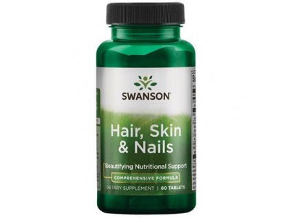 Swanson Hair, Nails & Skin (Vlasy, nehty & kůže) - 60 tablet