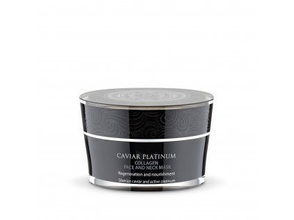 Caviar Platinum Kolagenová maska na krk a obličej, 50 ml