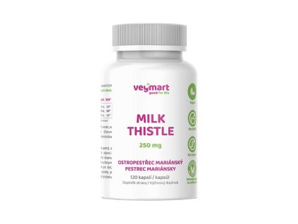 vegmart pestrec mariansky 250 mg 120 kapsul