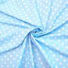 bavlněná látka - světle modrý puntík