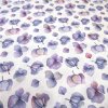 dekorační látka - fialové květy