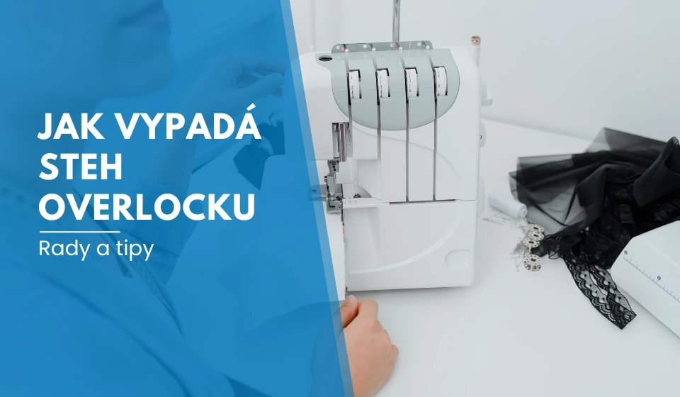 Jak vypadá steh overlocku