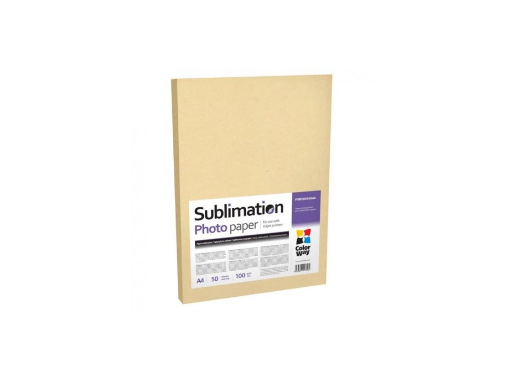 Sublimační papír ColorWay 100 g/m² A4 - 50 listů