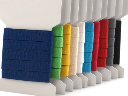 Keprovka na karte šírka 10 mm 320470 (Farba 1101 biela)